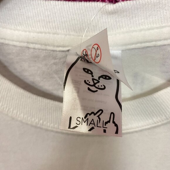 RIPNDIP Chill Out Lord Nermal Cat Long Sleeve T Shirt Small - Picture 4 of 4